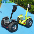 Black Yellow Two Wheel Electric Vehicle Self Balanced Footplate 250mm Height